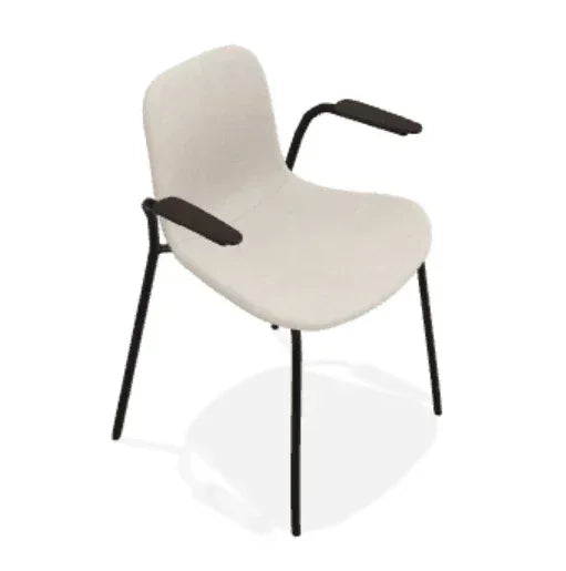 Scaun cu brate Langue cu tapiterie din tesatura Fame - Norr11 - PARIS14A.RO