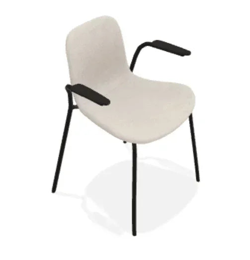 Scaun cu brate Langue cu tapiterie din tesatura Fame - Norr11 - PARIS14A.RO