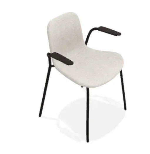 Scaun cu brate Langue cu tapiterie din tesatura Keiga - Norr11 - PARIS14A.RO