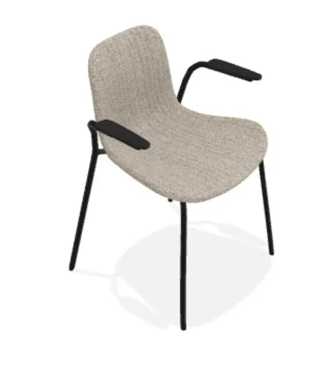 Scaun cu brate Langue cu tapiterie din tesatura Savanna - Norr11 - PARIS14A.RO