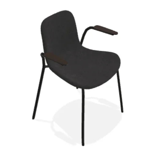 Scaun cu brate Langue cu tapiterie din tesatura Sheepskin - Norr11 - PARIS14A.RO