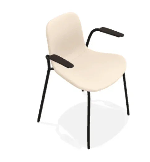 Scaun cu brate Langue cu tapiterie din tesatura Steelcut Trio - Norr11 - PARIS14A.RO