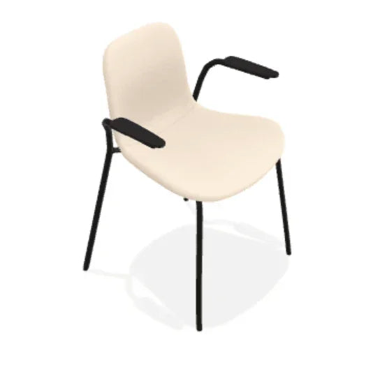 Scaun cu brate Langue cu tapiterie din tesatura Steelcut Trio - Norr11 - PARIS14A.RO