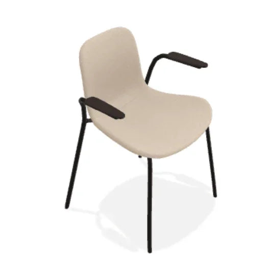 Scaun cu brate Langue cu tapiterie din tesatura Zero - Norr11 - PARIS14A.RO