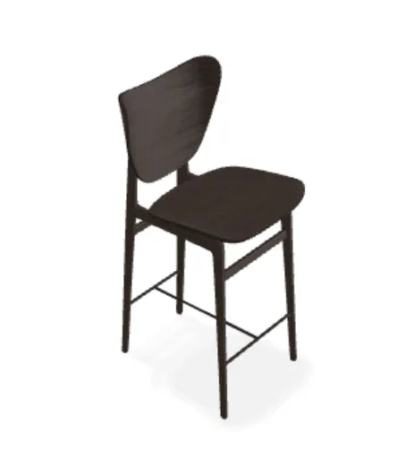 Scaun de bar Elephant din stejar - Norr11 - PARIS14A.RO