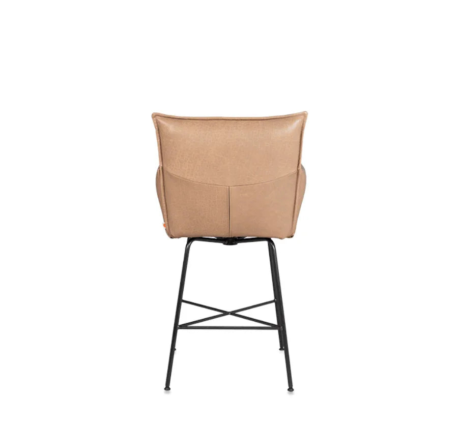 Scaun de bar Sanne cu brate si rotire inapoi - Jess Design - PARIS14A.RO