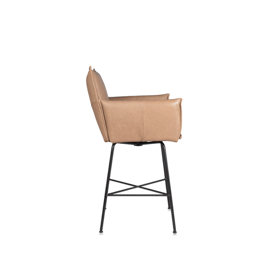 Scaun de bar Sanne cu brate si rotire inapoi - Jess Design - PARIS14A.RO