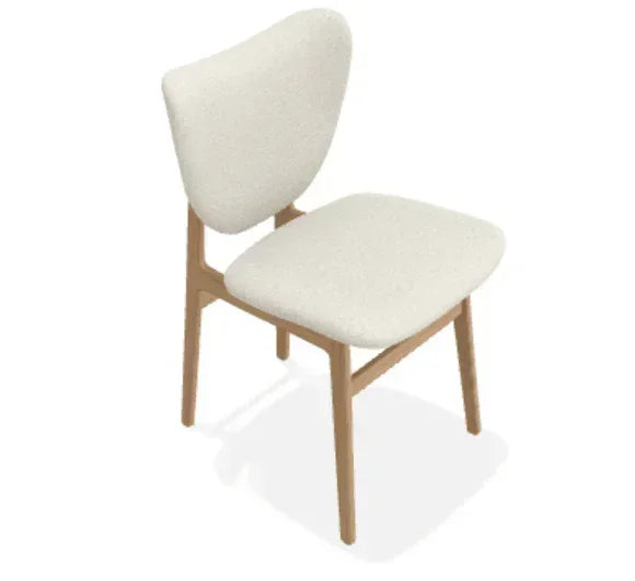 Scaun Elephant din stejar cu tapiterie completa din piele Envy - Norr11 - PARIS14A.RO