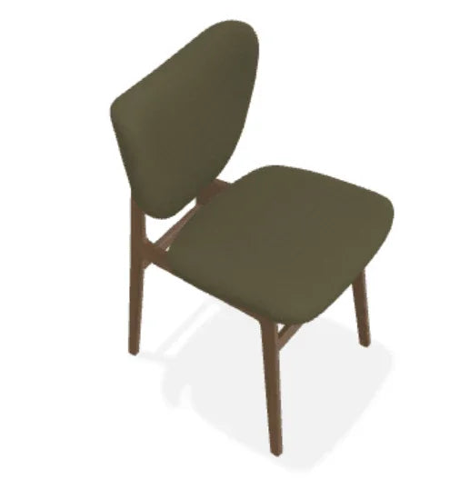 Scaun Elephant din stejar cu tapiterie completa Moss - Norr11 - PARIS14A.RO