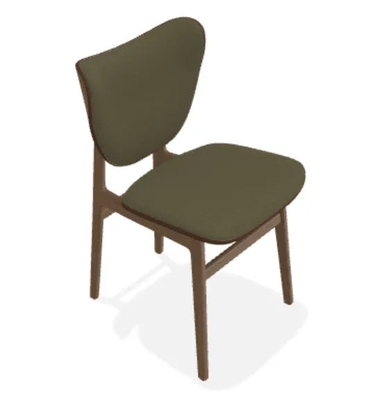 Scaun Elephant din stejar cu tapiterie frontala Moss - Norr11 - PARIS14A.RO