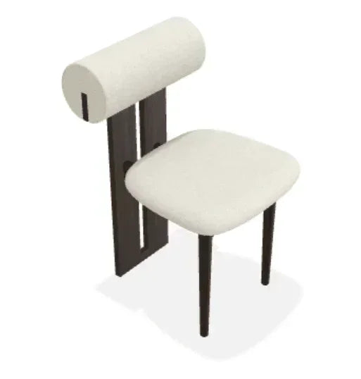 Scaun Hippo din stejar cu sezut din tesatura Fame - Norr11 - PARIS14A.RO