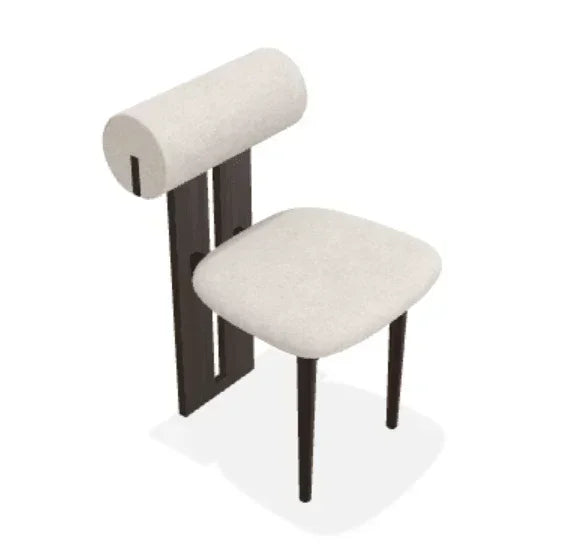 Scaun Hippo din stejar cu sezut din tesatura Keiga - Norr11 - PARIS14A.RO