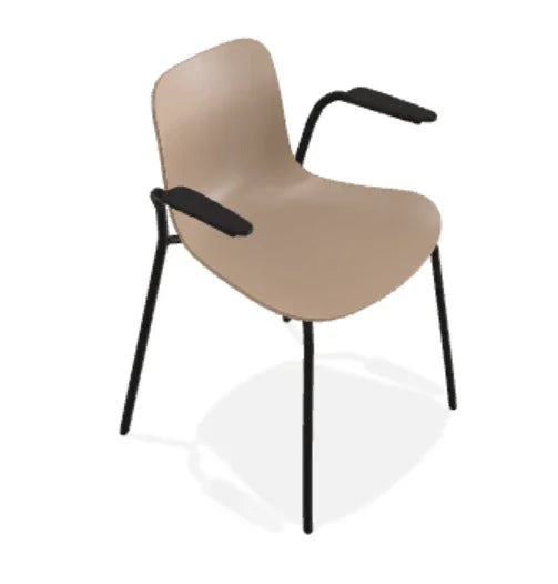 Scaun Langue cu brate cu material din Polipropilena - Norr11 - PARIS14A.RO