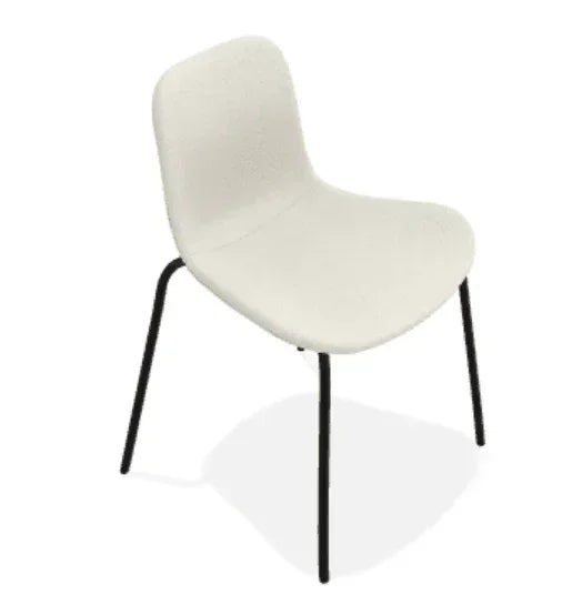 Scaun Langue cu tapiterie din tesatura Step Melange - Norr11 - PARIS14A.RO