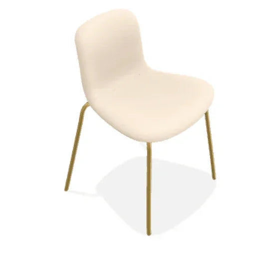 Scaun Langue cu tapiterie moale din tesatura Hallingdal 65 - Norr11 - PARIS14A.RO