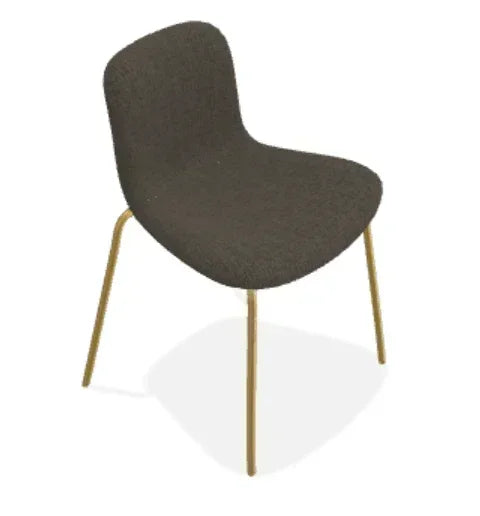 Scaun Langue cu tapiterie moale din tesatura Ismay - Norr11 - PARIS14A.RO