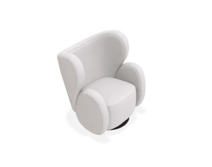 Scaun Lounge Big Big cu tapiterie din tesatura Alpaca - Norr11 - PARIS14A.RO