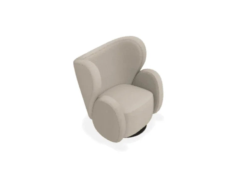 Scaun Lounge Big Big cu tapiterie din tesatura Fiord - Norr11 - PARIS14A.RO