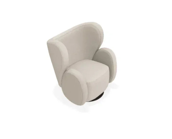 Scaun Lounge Big Big cu tapiterie din tesatura Keiga - Norr11 - PARIS14A.RO