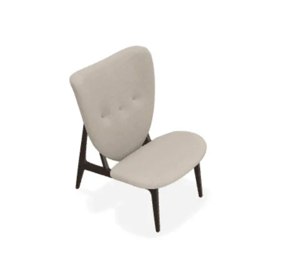 Scaun Lounge Elephant cu tapiterie completa din tesatura Fiord - Norr11 - PARIS14A.RO