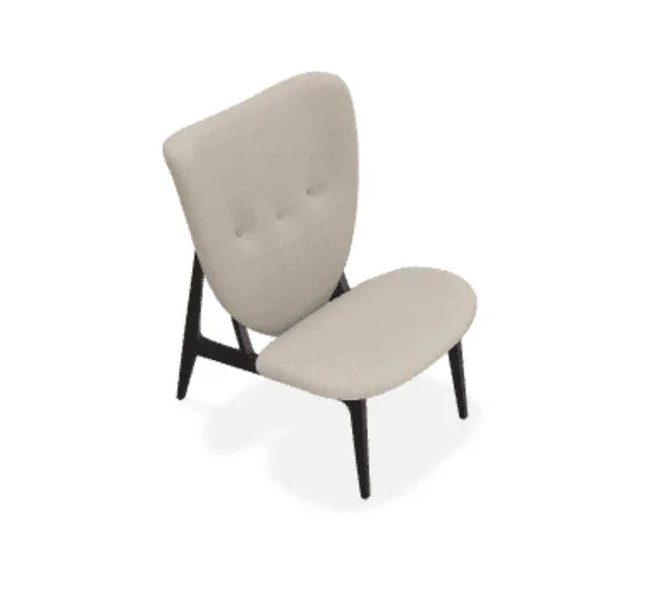 Scaun Lounge Elephant cu tapiterie completa din tesatura Fiord - Norr11 - PARIS14A.RO