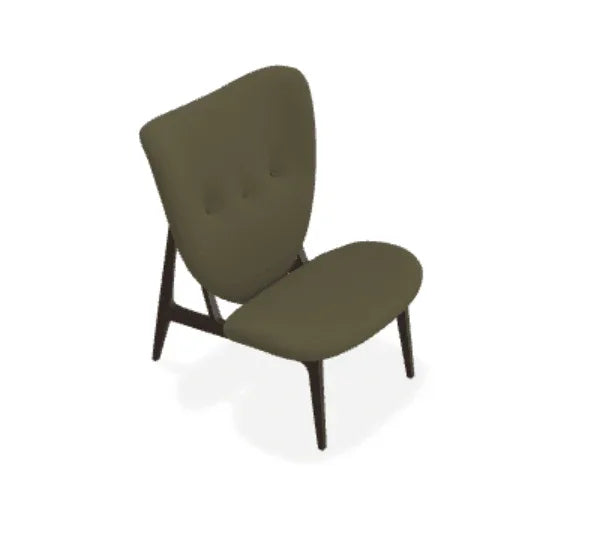 Scaun Lounge Elephant cu tapiterie completa din tesatura Moss - Norr11 - PARIS14A.RO