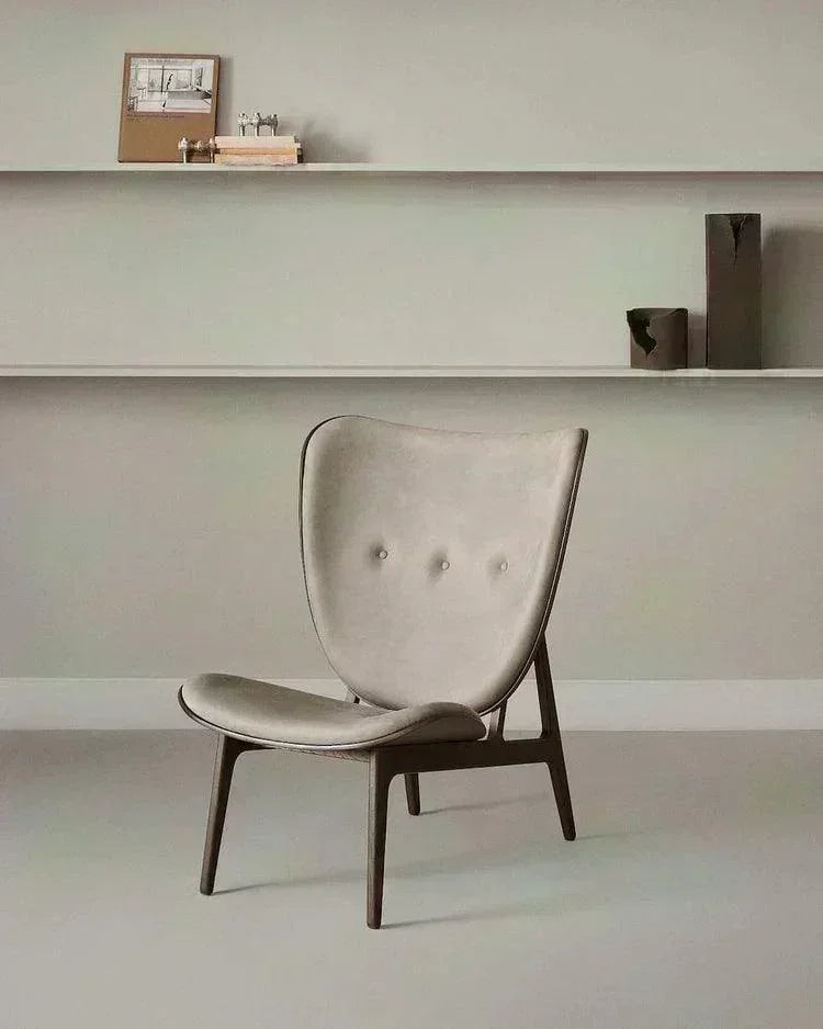 Scaun Lounge Elephant cu tapiterie completa din tesatura Sheepskin - Norr11 - PARIS14A.RO