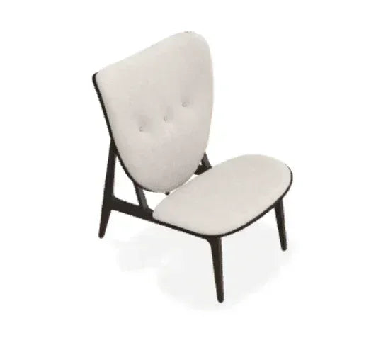 Scaun Lounge Elephant cu tapiterie frontala din piele Envy - Norr11 - PARIS14A.RO