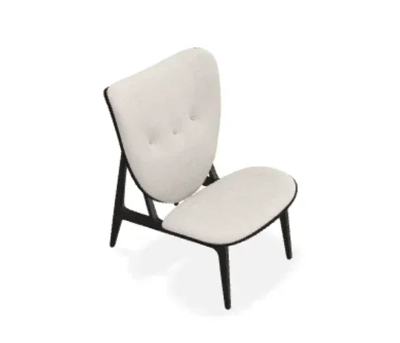 Scaun Lounge Elephant cu tapiterie frontala din piele Envy - Norr11 - PARIS14A.RO