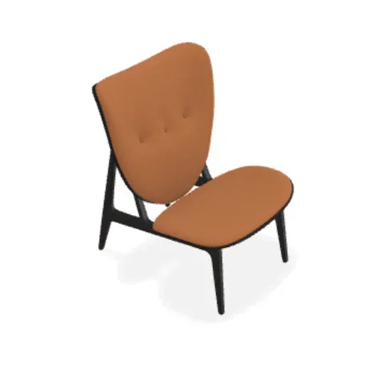 Scaun Lounge Elephant cu tapiterie frontala din piele Terra - Norr11 - PARIS14A.RO