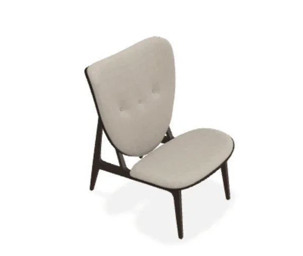 Scaun Lounge Elephant cu tapiterie frontala din tesatura Fiord - Norr11 - PARIS14A.RO