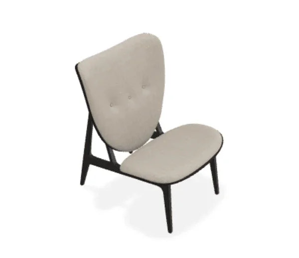 Scaun Lounge Elephant cu tapiterie frontala din tesatura Fiord - Norr11 - PARIS14A.RO