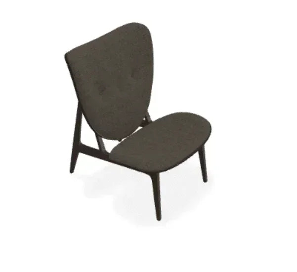 Scaun Lounge Elephant cu tapiterie frontala din tesatura Ismay - Norr11 - PARIS14A.RO