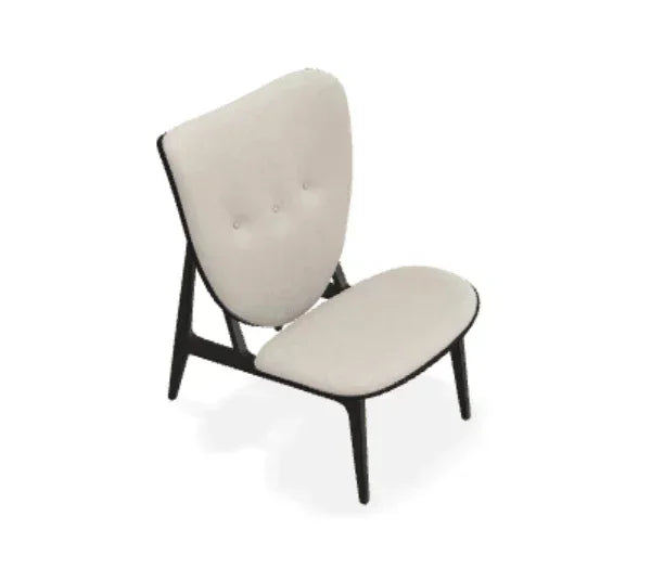 Scaun Lounge Elephant cu tapiterie frontala din tesatura Keiga - Norr11 - PARIS14A.RO