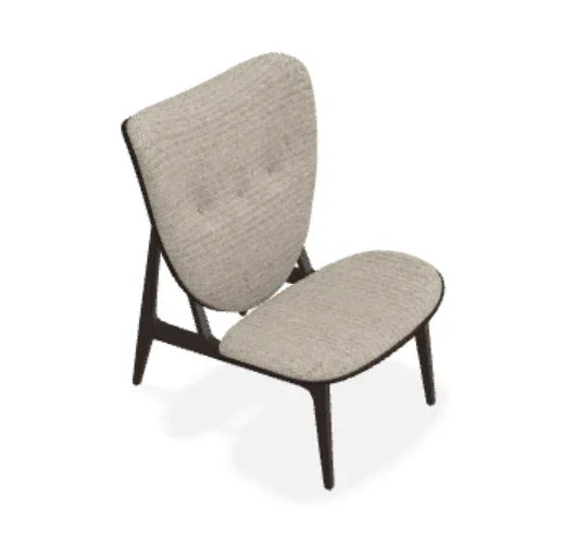 Scaun Lounge Elephant cu tapiterie frontala din tesatura Savanna - Norr11 - PARIS14A.RO