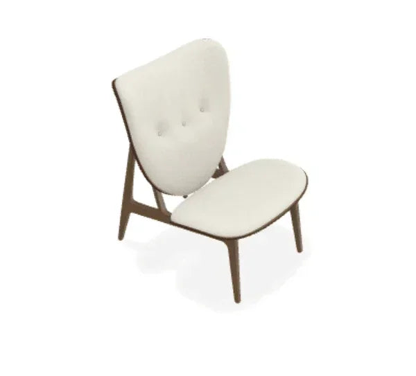 Scaun Lounge Elephant cu tapiterie frontala din tesatura Step Melange - Norr11 - PARIS14A.RO