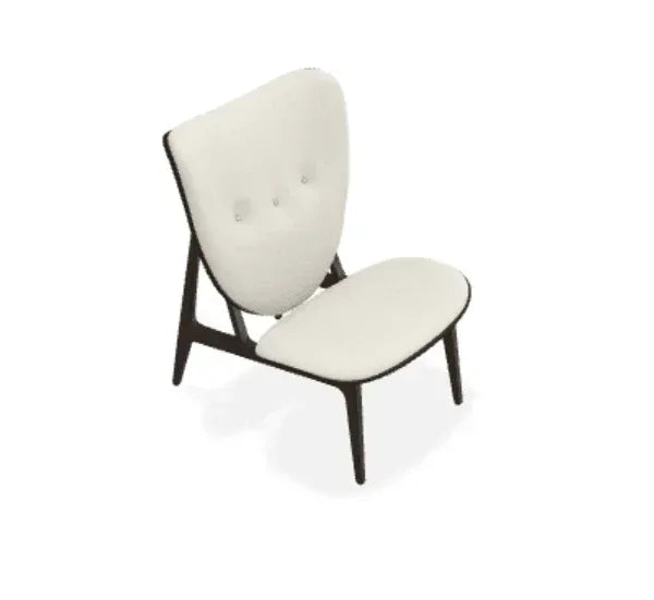 Scaun Lounge Elephant cu tapiterie frontala din tesatura Step Melange - Norr11 - PARIS14A.RO