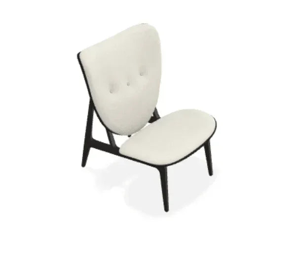 Scaun Lounge Elephant cu tapiterie frontala din tesatura Step Melange - Norr11 - PARIS14A.RO