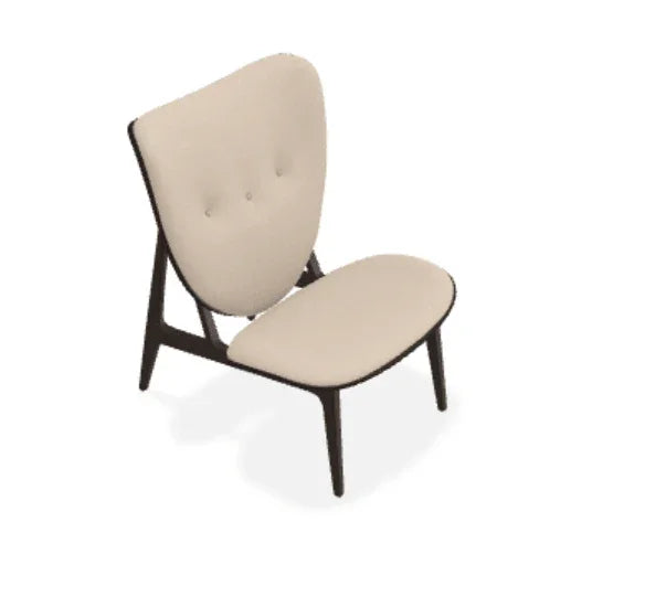 Scaun Lounge Elephant cu tapiterie frontala din tesatura Zero - Norr11 - PARIS14A.RO