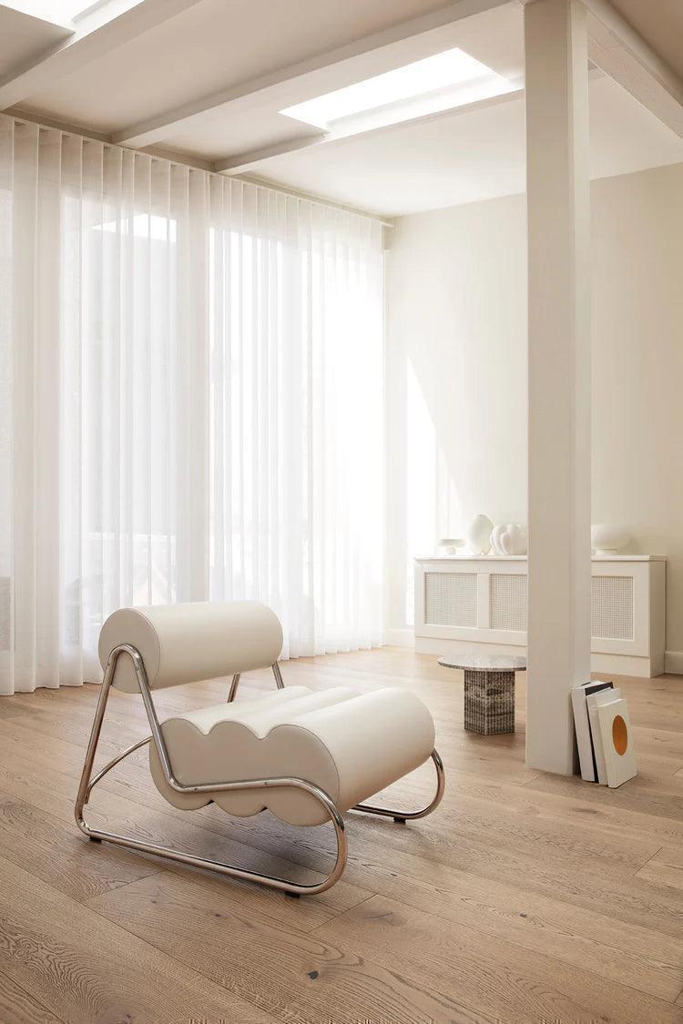 Scaun Lounge Fave cu tapiterie din tesatura Ismay - Norr11 - PARIS14A.RO