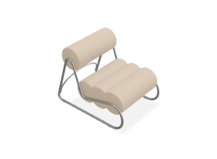 Scaun Lounge Fave cu tapiterie din tesatura Zero - Norr11 - PARIS14A.RO