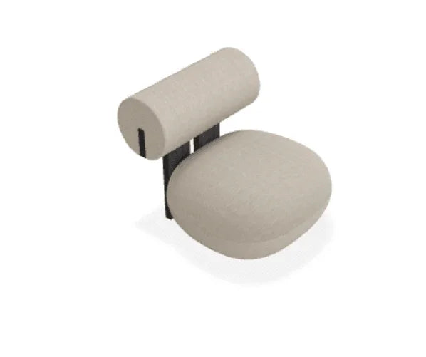 Scaun Lounge Hippo cu tapiterie din tesatura Fiord - Norr11 - PARIS14A.RO