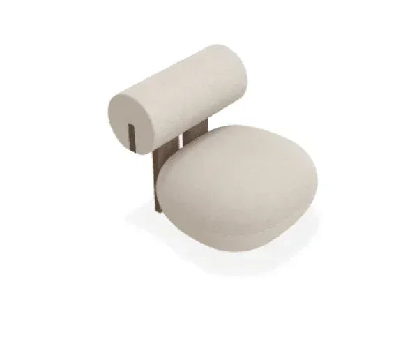 Scaun Lounge Hippo cu tapiterie din tesatura Keiga - Norr11 - PARIS14A.RO