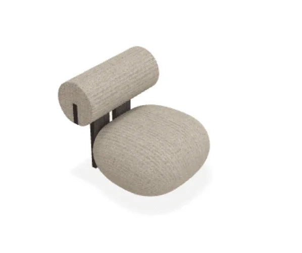 Scaun Lounge Hippo cu tapiterie din tesatura Savanna - Norr11 - PARIS14A.RO