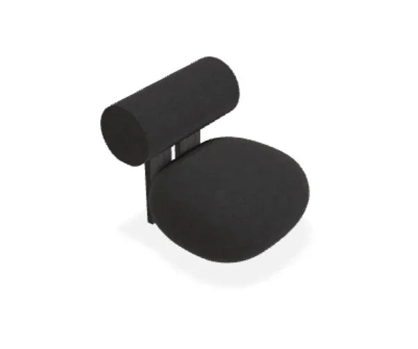 Scaun Lounge Hippo cu tapiterie din tesatura Sheepskin - Norr11 - PARIS14A.RO