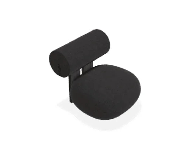 Scaun Lounge Hippo cu tapiterie din tesatura Sheepskin - Norr11 - PARIS14A.RO