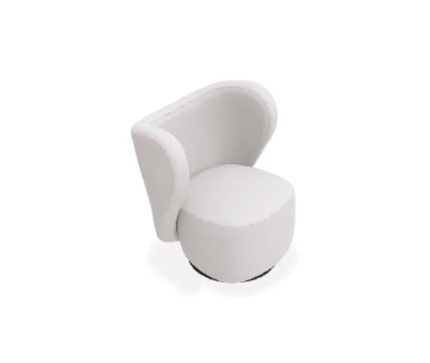 Scaun Lounge Little Big cu tapiterie din tesatura Alpaca - Norr11 - PARIS14A.RO