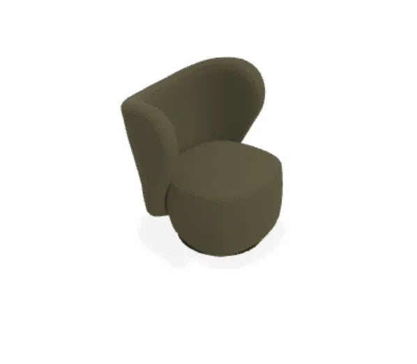 Scaun Lounge Little Big cu tapiterie din tesatura Moss - Norr11 - PARIS14A.RO