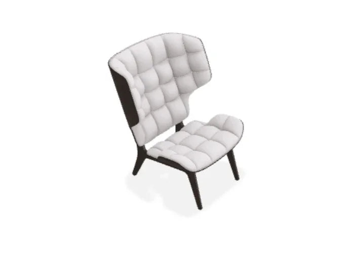 Scaun Lounge Mammoth cu tapiterie din tesatura Alpaca - Norr11 - PARIS14A.RO