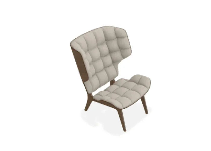 Scaun Lounge Mammoth cu tapiterie din tesatura Fiord - Norr11 - PARIS14A.RO